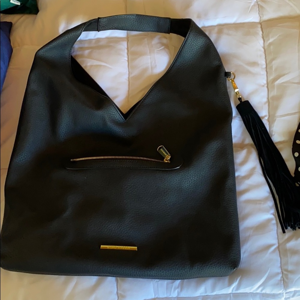 Steve Madden black hobo shoulder bag